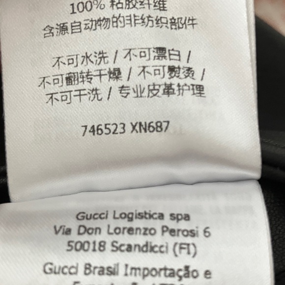 Brand new GUCCI leather Bomber jacket! EXCELLENT condition! - Picture 13 of 16